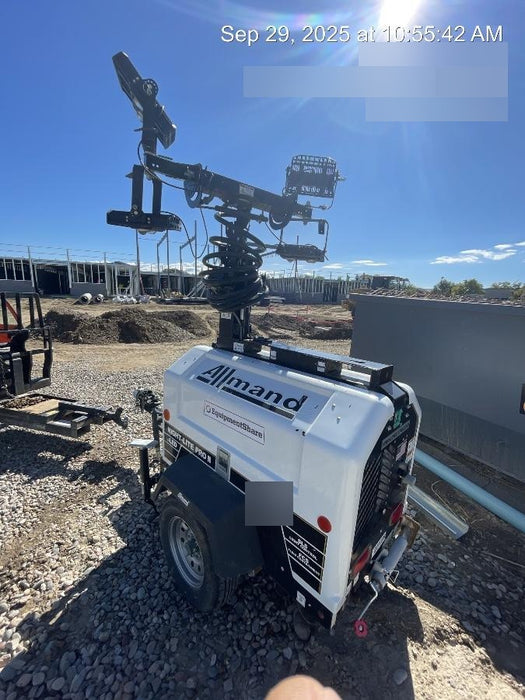 Allmand Bros. Night-Lite Pro II Allmand Night-Lite Pro II Allmand Night-Lite Pro II 8 kW Light Tower w/Kubota Engine, LED Light Package