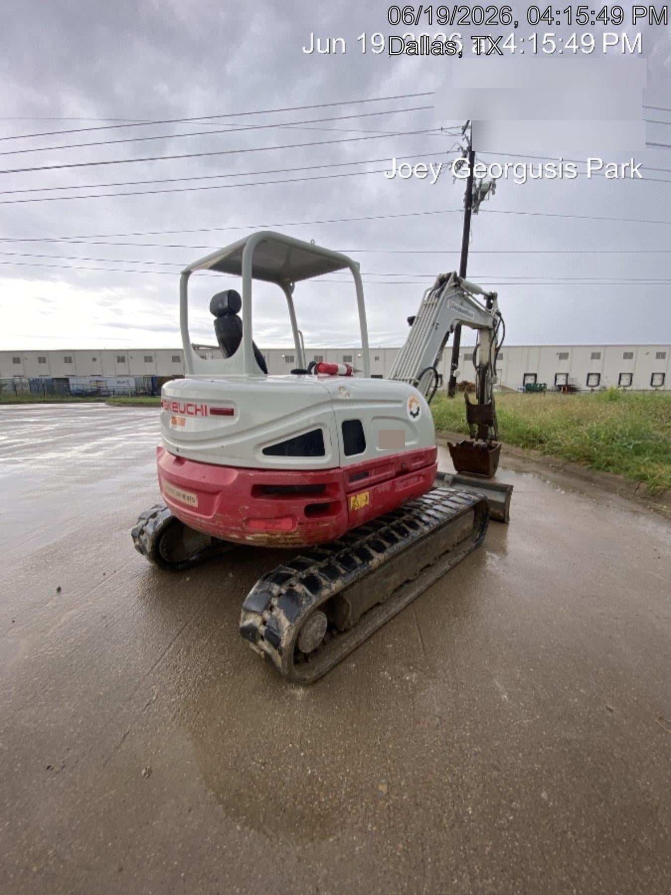 2019 Takeuchi TB260 Takeuchi TB260 Canopy w/Rubber Tracks, Auxiliary Hydraulics, Standard Blade, Manual QC