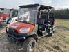 2021 Kubota RTV-X1140W-H Plastic Canopy, Windshield Acrylic Clear, LED Strobe Light, Wire Harness Kit, Back up Alarm