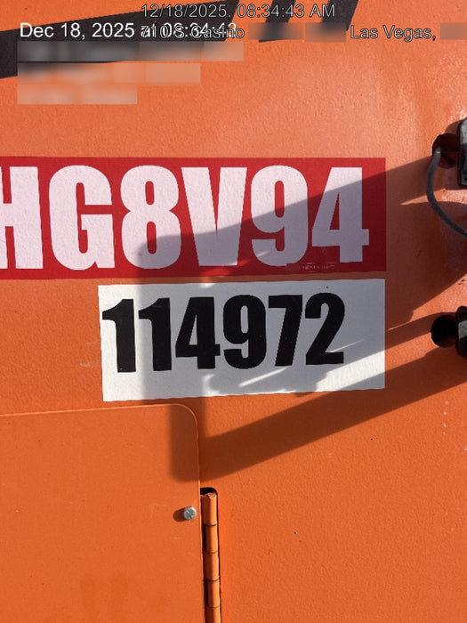 2020 Skytrak 8042 74 Hp, FF Tires, Work Lights, Beacon, Aux Hydraulics, Back up Alarm, Lifting Eye, ES Decals