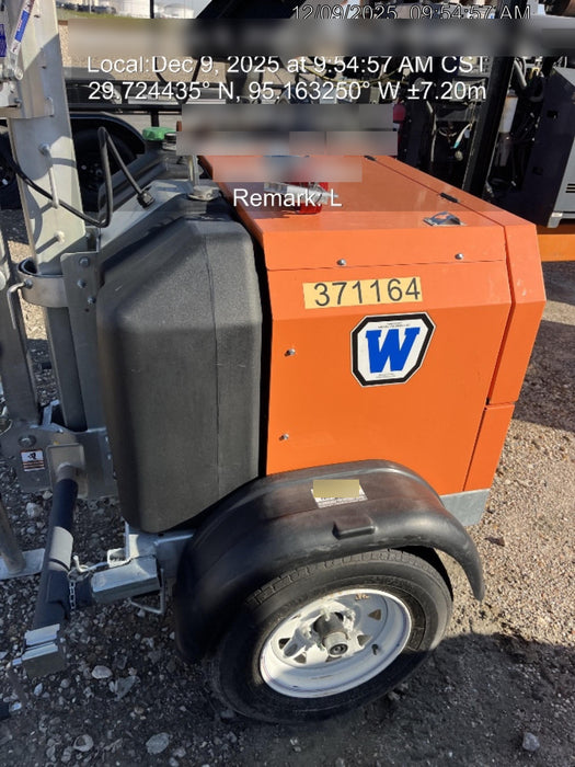 2023 Wanco WLTT-4MM4K Diesel, Deep Sea Controller, Shore Power Plug, Auto Start, (4) 350W LED Floodlights, 4kW Generator, 60 Gal Fuel Tank, 2" Ball, T3