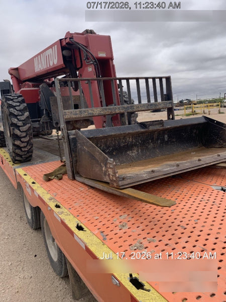 2019 Manitou MTA8044 Manitou MTA8044 - 74 HP T4, Canopy, Worklights/Strobe, Beacon, 66" Carriage, 48" Forks, Solid Tires, Lift Hook, Aux Hydraulics