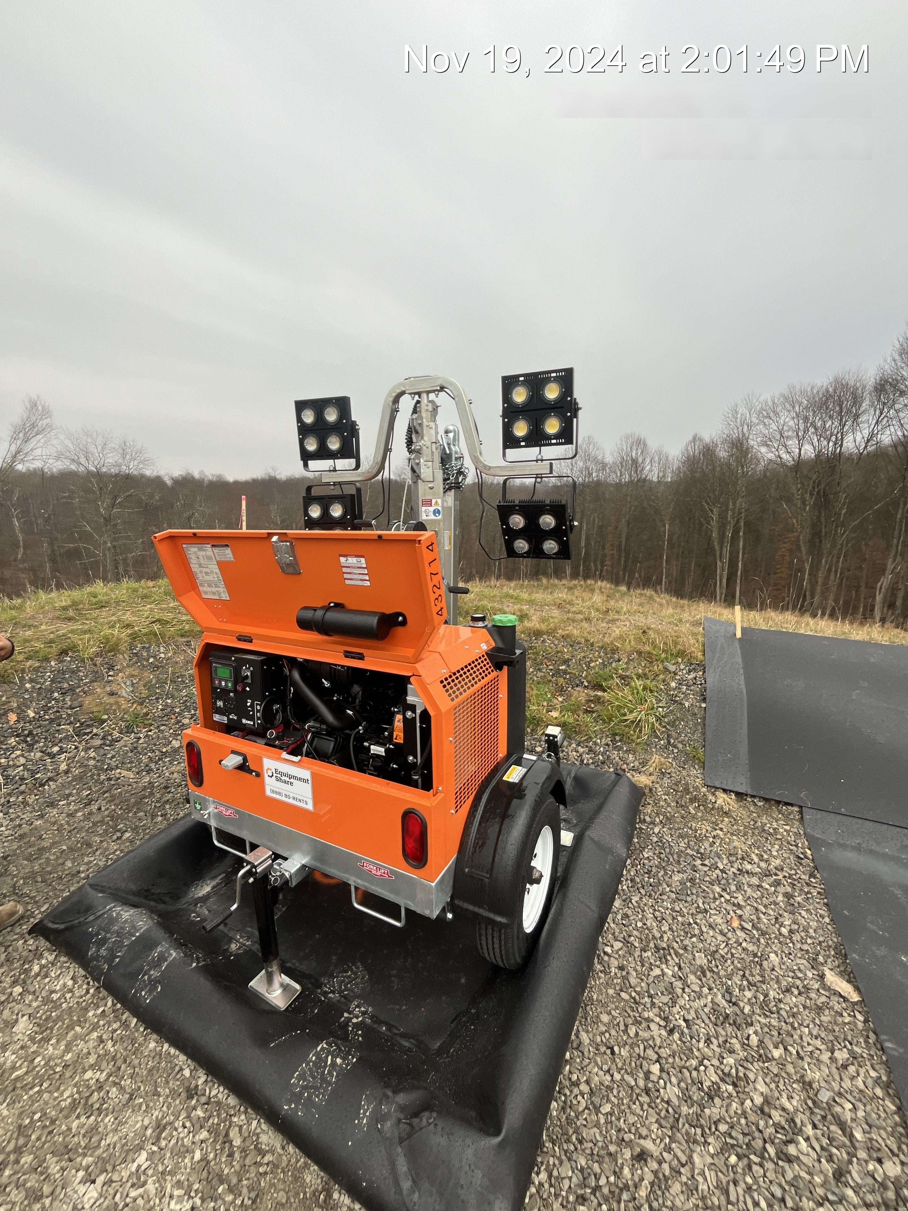 2024 Wanco WLTT-4MM4K Diesel, Deep Sea Controller, Shore Power Plug, Auto Start, (4) 350W LED Floodlights, 4kW Generator, 60 Gal Fuel Tank, 2" Ball, T3