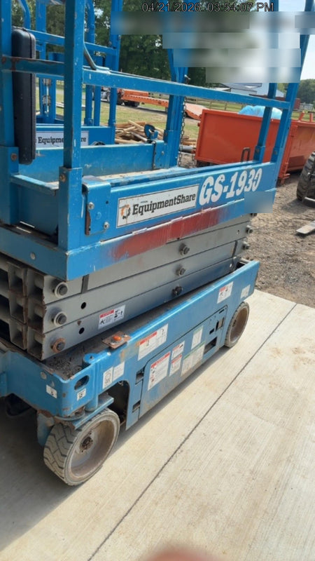 2018 Genie GS-1930 Genie GS-1930 Scissor Lift w/Standard Options