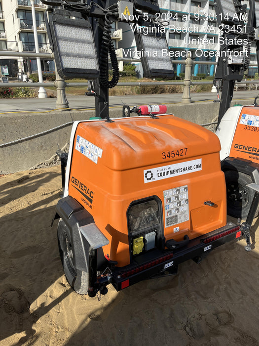 2023 Generac MLT2 Diesel, Flex Switch 120V Input, Powerzone Controller, (4) 320W LED Lights, 4kW Generator, 39.9 Gal Fuel Tank, 2" Ball, T3