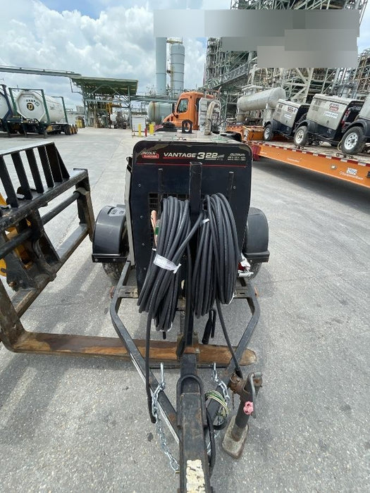 2018 Lincoln Electric Vantage 322 Lincoln Vantage 322 Welder Ready Pak 3 - Vantage 322, Trailer, Fender and light kit, Cable rack