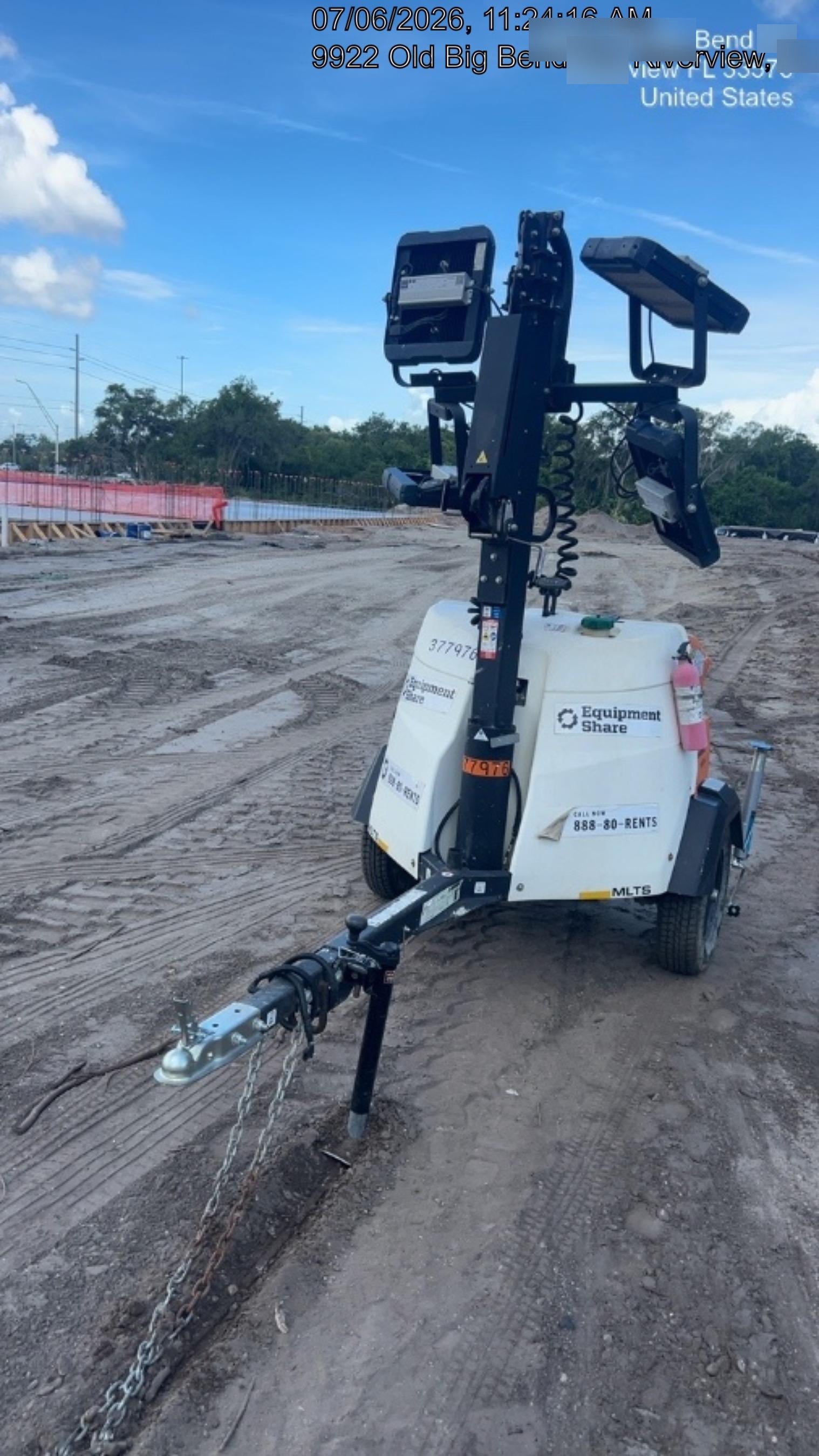 2023 Generac MLT2 Diesel, Flex Switch 120V Input, Powerzone Controller, 
(4) 320W LED Lights, 4kW Generator, 39.9 Gal Fuel Tank, 2" Ball, T3