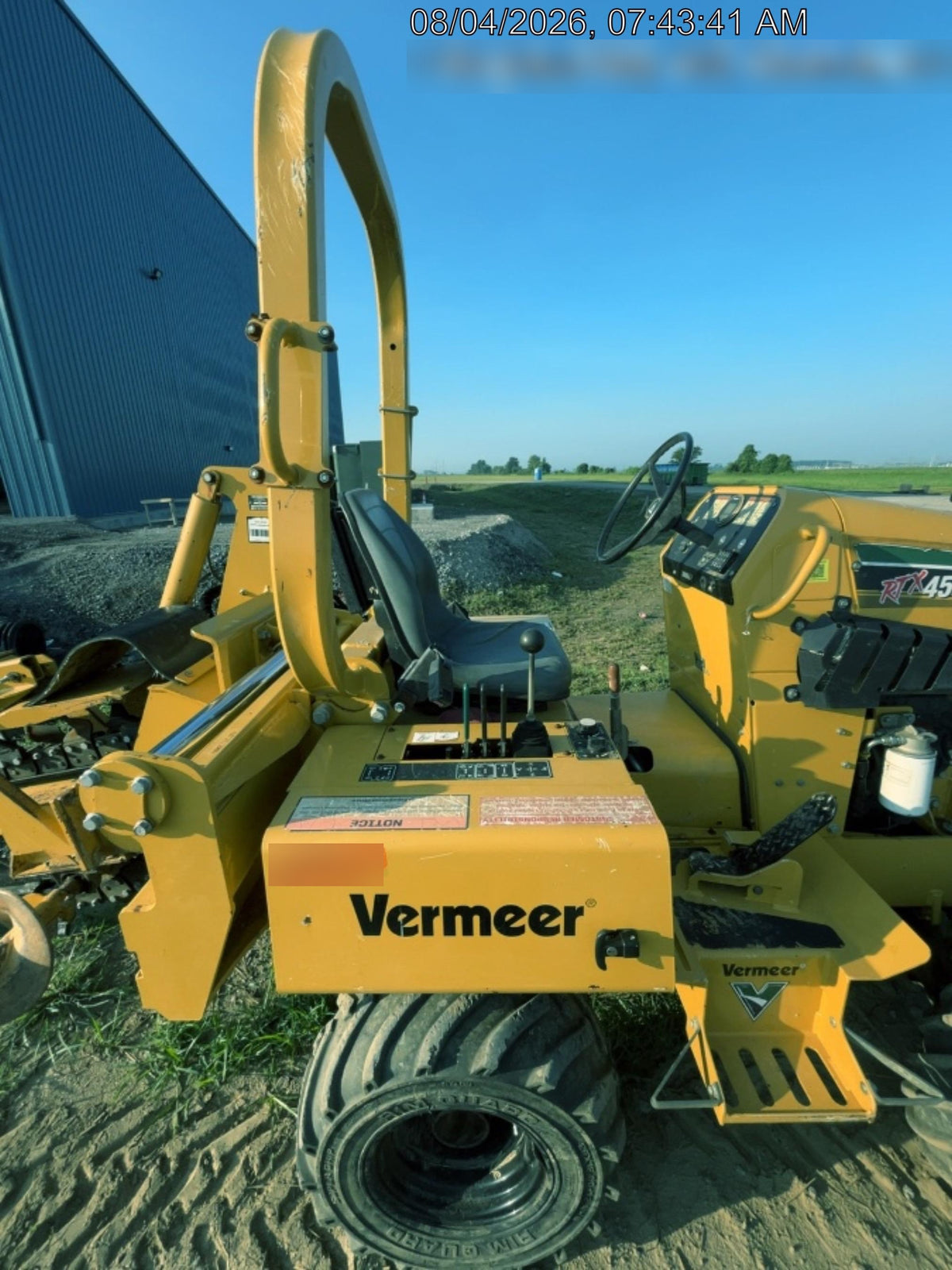 2019 VERMEER RTX450