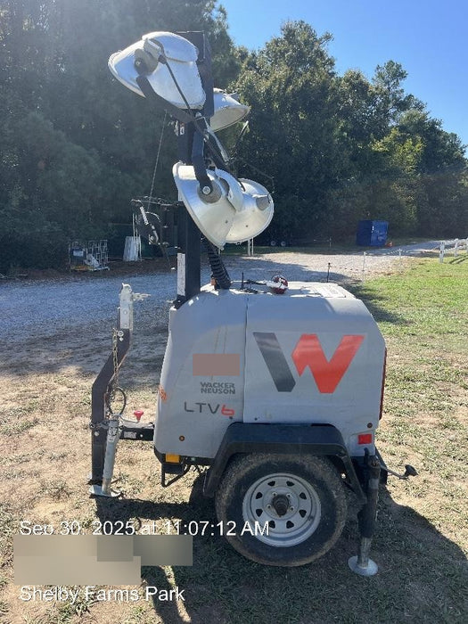 2019 Wacker Neuson LTV6L-MH Wacker Neuson LTV6L Mobile Light Tower w/Fuel Level Sensor Installed