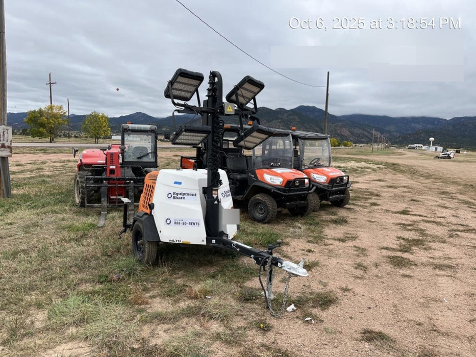 2023 Generac MLT2 Diesel, Flex Switch 120V Input, Powerzone Controller, 
(4) 320W LED Lights, 4kW Generator, 39.9 Gal Fuel Tank, 2" Ball, T3
