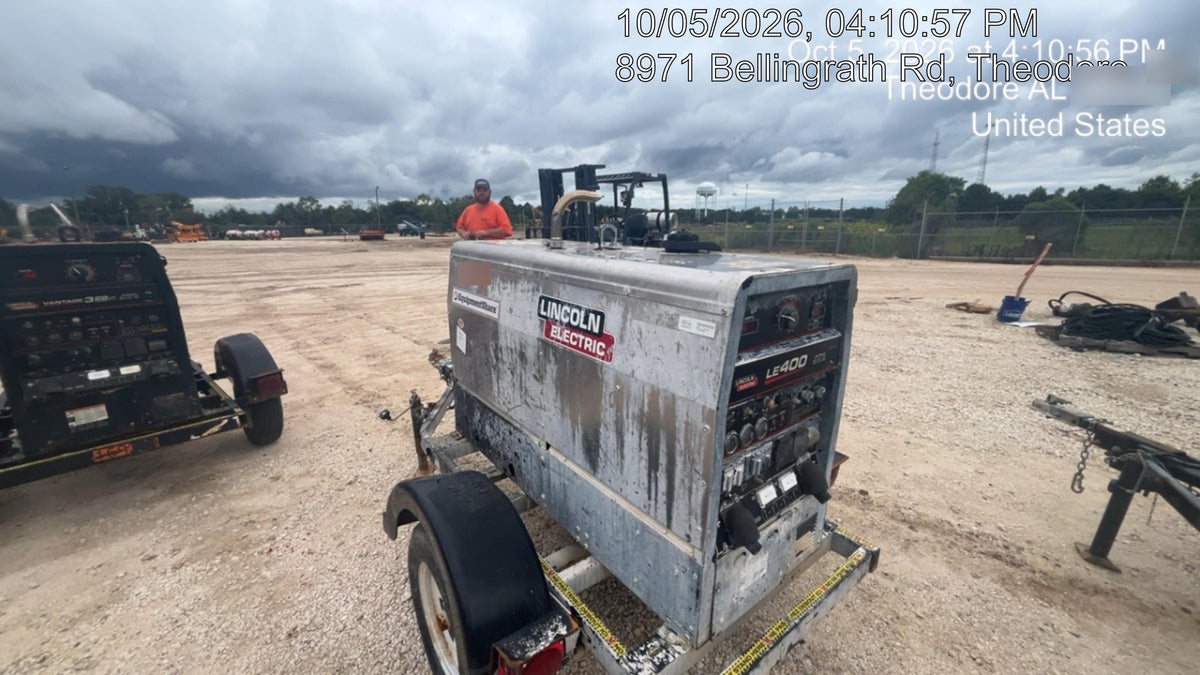 2024 Lincoln Electric LE400 Kubota V1505, Trlr, Cable Rack, Light Kit, ES Decals, T3