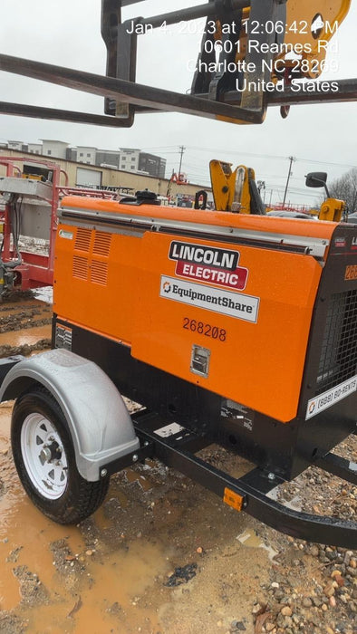 2022 Lincoln Electric LE400 Kubota V1505, Trlr, Cable Rack, Light Kit, ES Decals, T3