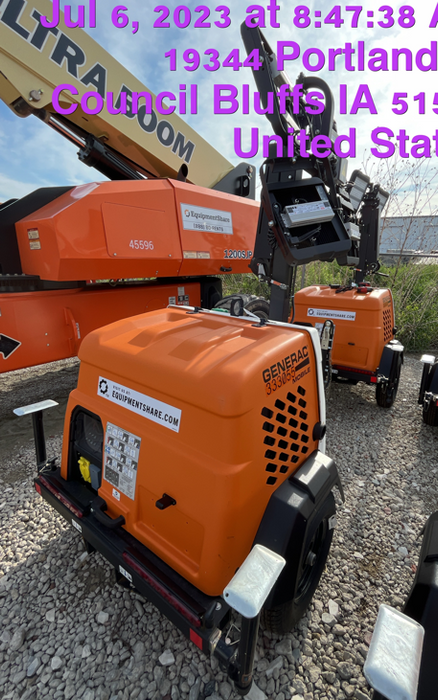 2023 Generac MLT2 Diesel, Flex Switch 120V Input, Powerzone Controller, (4) 320W LED Lights, 4kW Generator, 39.9 Gal Fuel Tank, 2" Ball, T3