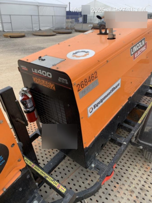 2022 Lincoln Electric LE400 Kubota V1505, Trlr, Cable Rack, Light Kit, ES Decals, T3