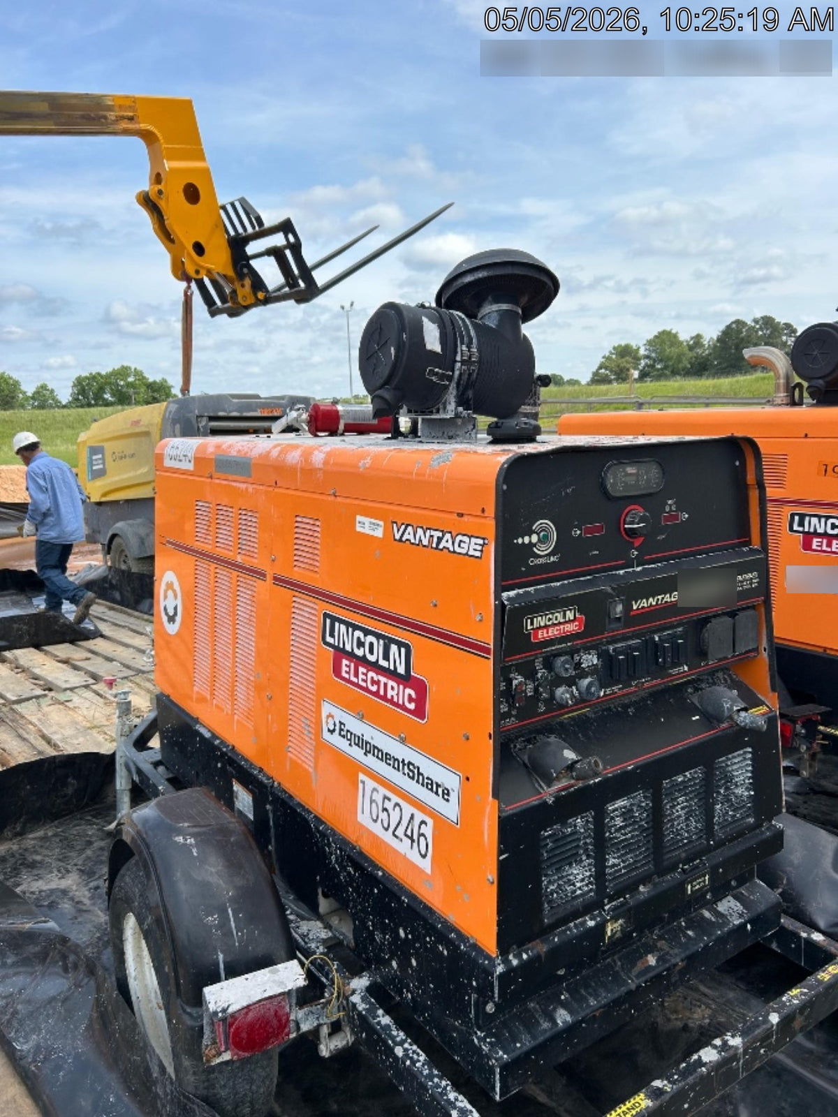 2021 Lincoln Electric Vantage 549X Ready Pak 3, ORANGE (includes trailer, cable rack, fender light kit)