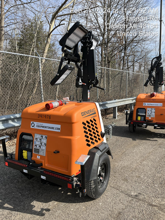 2024 Generac MLT2 Diesel, Flex Switch 120V Input, Powerzone Controller, 
(4) 320W LED Lights, 4kW Generator, 39.9 Gal Fuel Tank, 2" Ball, T3