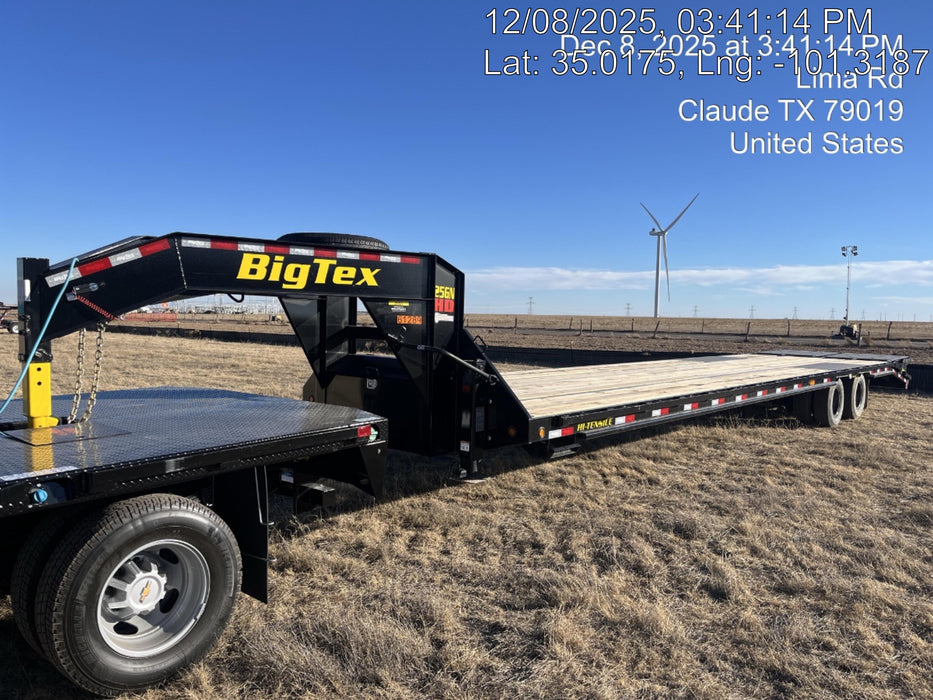 2025 BIG TEX TRAILER 25GN-40D5A-MRBK