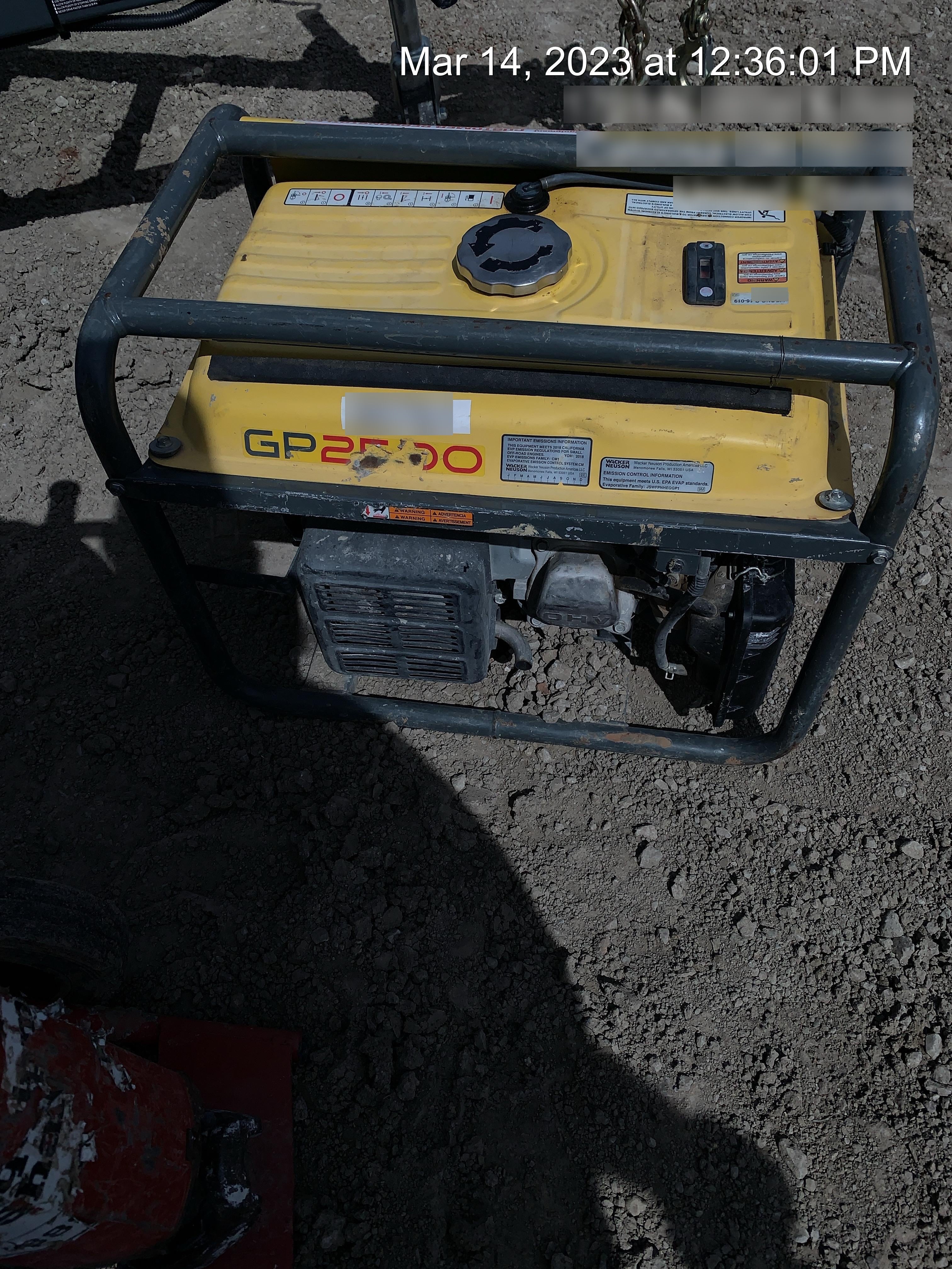 2019 WACKER NEUSON GP2500A