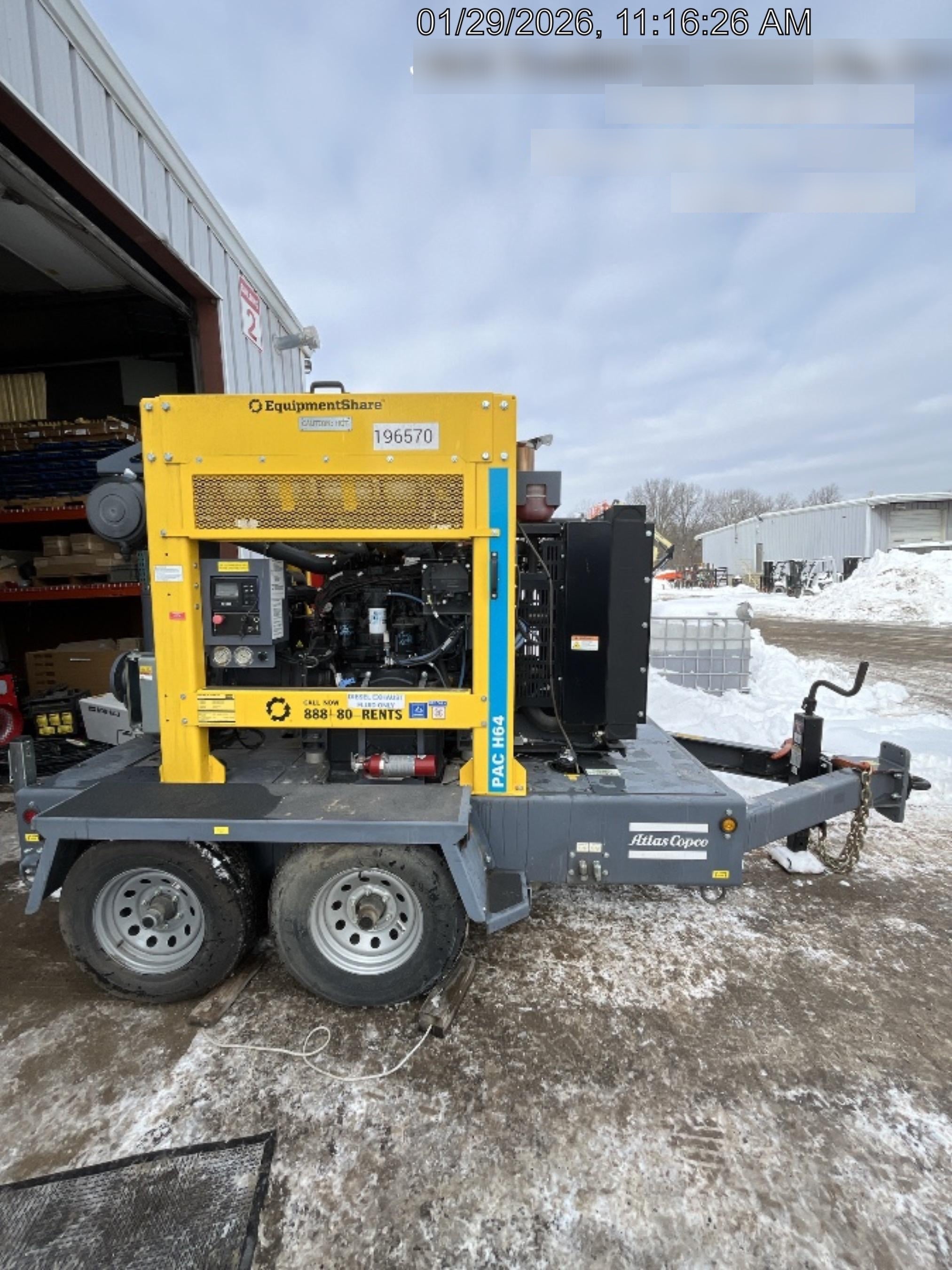2021 ATLAS COPCO PAC H64 JD