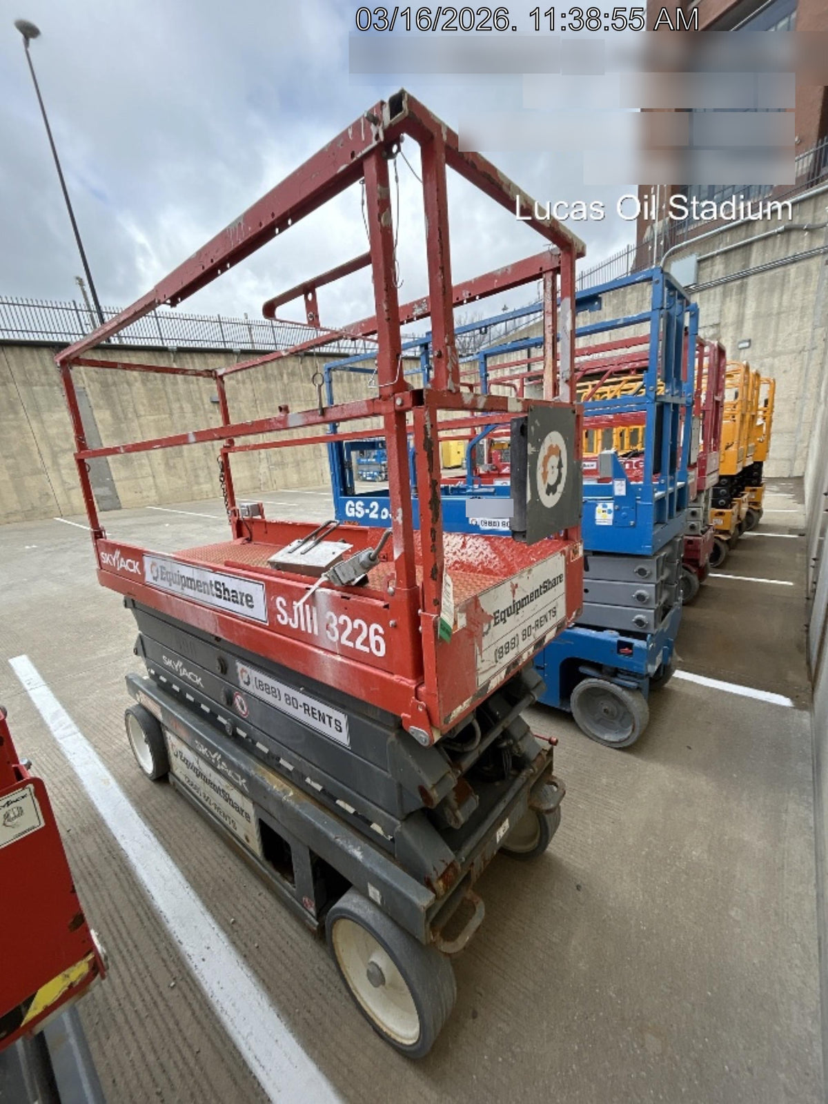 2019 Skyjack SJIII-3226 Standard Options