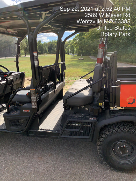 2022 Kubota RTV-X1140W-H Plastic Canopy, Windshield Acrylic Clear, LED Strobe Light, Wire Harness Kit, Back up Alarm