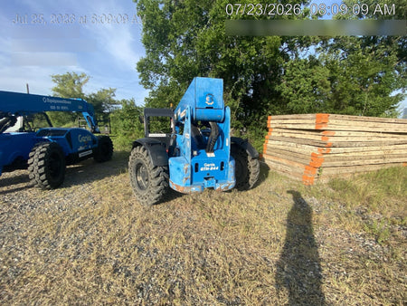 2018 Genie GTH-844 Genie GTH-844D w/Open ROPS, Solid Tires, Work Light/Beacon, 60" Carriage and Forks