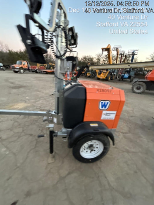 2024 Wanco WLTT-4MM4K Diesel, Deep Sea Controller, Shore Power Plug, Auto Start, (4) 350W LED Floodlights, 4kW Generator, 60 Gal Fuel Tank, 2" Ball, T3