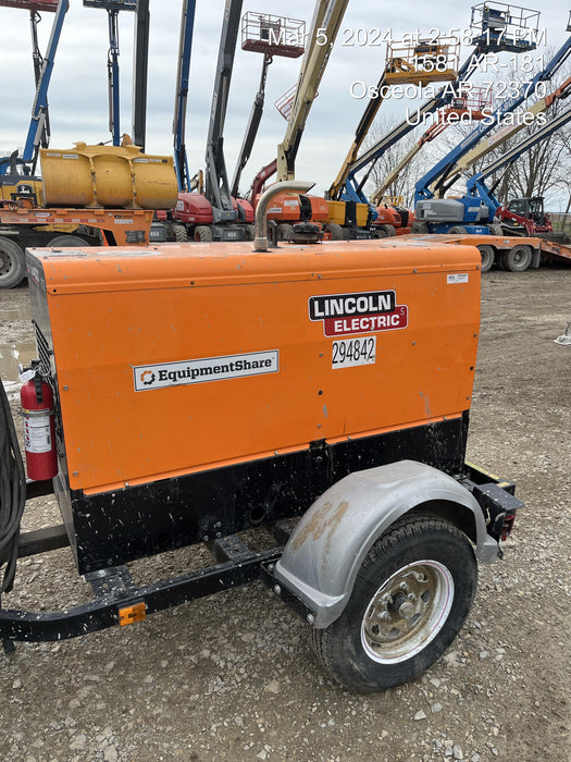 2023 Lincoln Electric LE400 Kubota V1505, Trlr, Cable Rack, Light Kit, ES Decals, T3