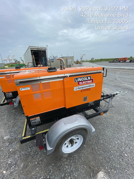 2022 Lincoln Electric LE400 Kubota V1505, Trlr, Cable Rack, Light Kit, ES Decals, T3