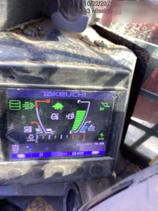 2019 Takeuchi TL12V2 Cab/Heat/Air w/Auxiliary Hydraulics, 2 Speed, Hydraulic QC