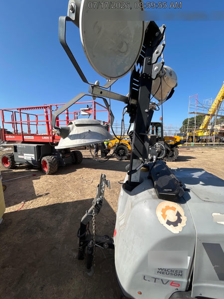 2019 Wacker Neuson LTV6L-MH Wacker Neuson LTV6L Mobile Light Tower w/Fuel Level Sensor Installed