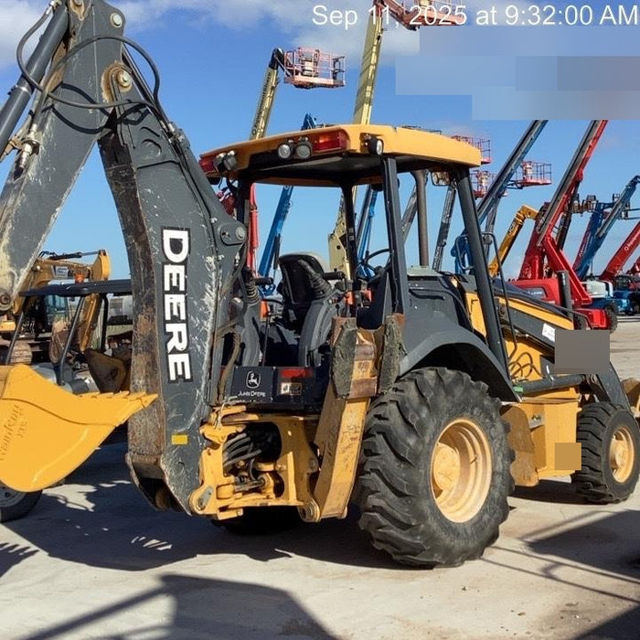 2019 John Deere 310LEP John Deere 310LEP, 4wd, Canopy, Standard dipper, ISO, Rear Auxiliary Hydraulics, Manual QC, Powertrain & Hydraulics, 60 Mo / 5,000hr Powertrain & Hydraulics Extended warranty, 12”, 18”, and 24” buckets