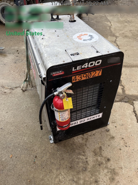 2024 Lincoln Electric LE400 Kubota V1505, Trlr, Cable Rack, Light Kit, ES Decals, T3