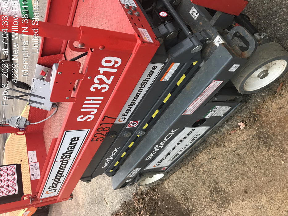 2019 Skyjack SJIII-3219 Standard Options, Trojan Batteries