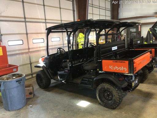 2021 Kubota RTV-X1140W-H Plastic Canopy, Windshield Acrylic Clear, LED Strobe Light, Wire Harness Kit, Back up Alarm
