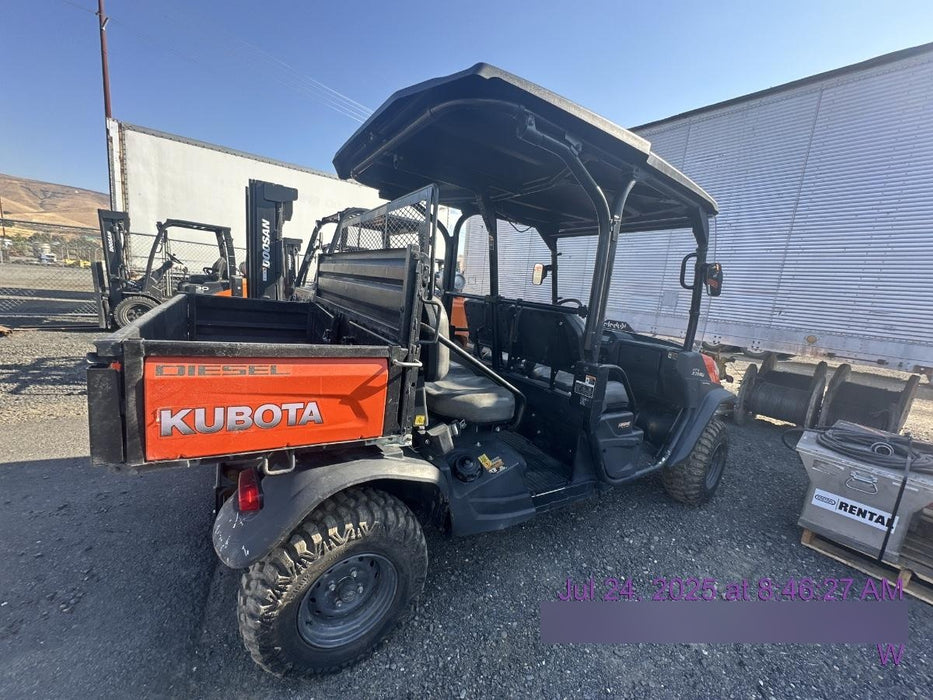 2020 Kubota RTV-X1140W-H 4WD utility cart -LED strobe -Windshield tempered glass -Plastic canopy -Wire harness kit -Backup alarm
