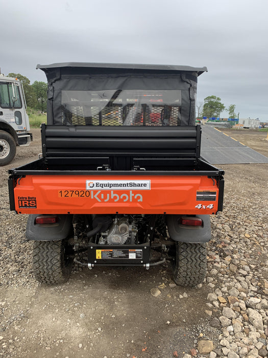 2020 Kubota RTV-X1140W-H Plastic Canopy, Windshield Acrylic Clear, LED Strobe Light, Wire Harness Kit, Back up Alarm