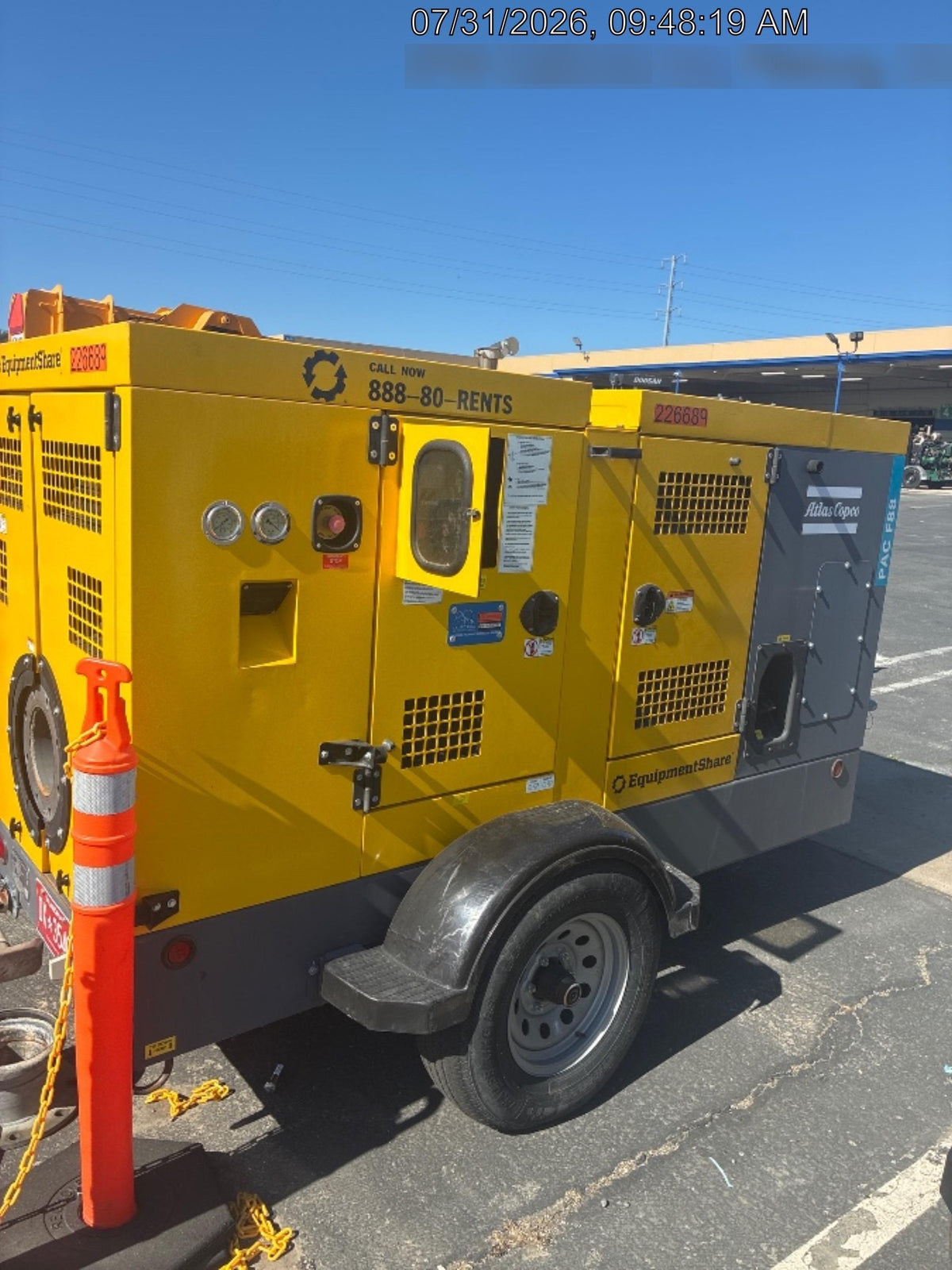 2022 ATLAS COPCO PAC F88 PD-S