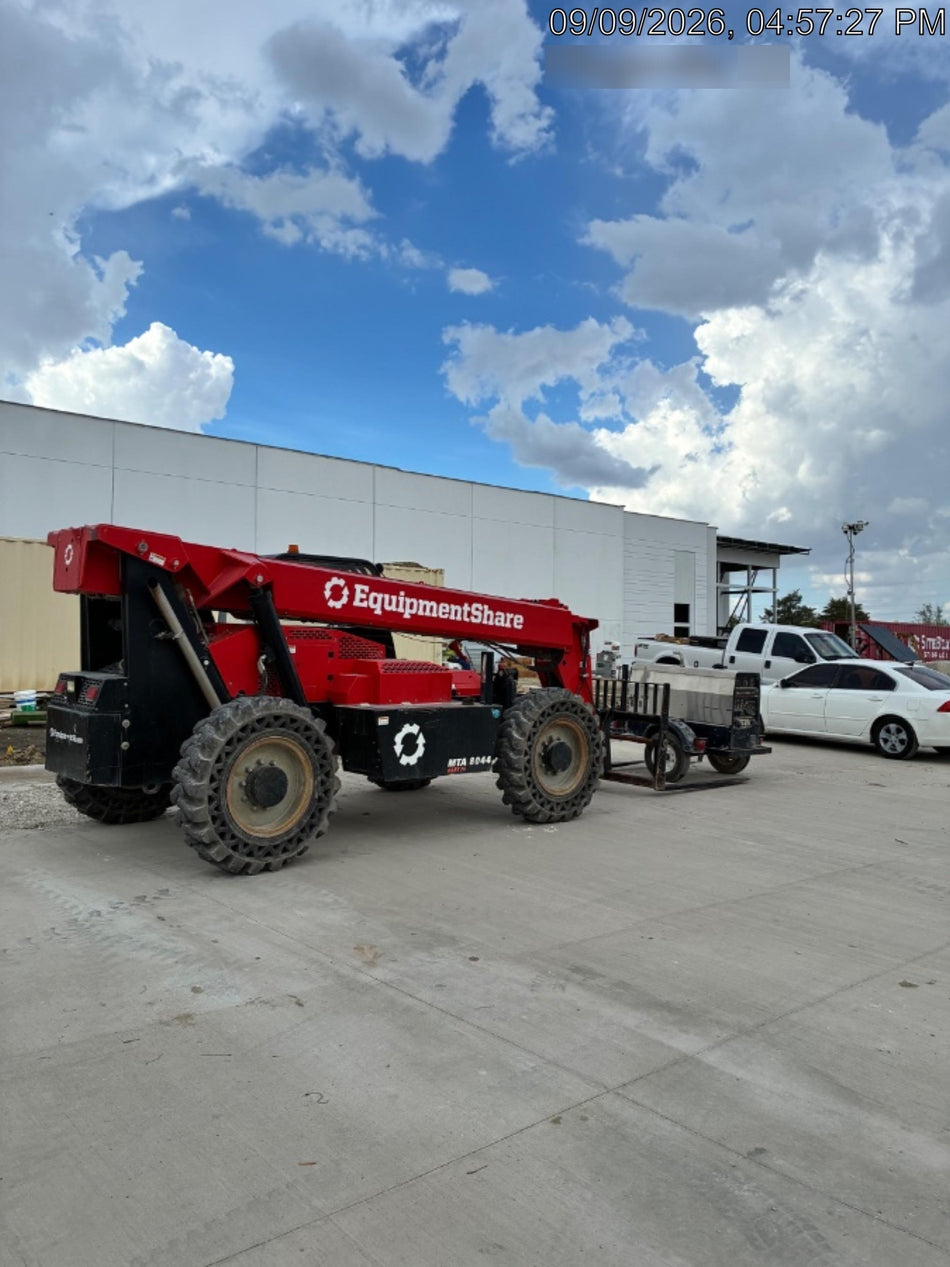 2019 Manitou MTA8044 74hp T4F, Open ROPS, Cab and Boom LED work lights, Auxiliary Hydraulics, Solid Tires, Amber strobe, Lift Hook 66" Carriage, 60" Forks