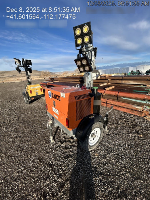 2024 Wanco WLTT-4MM4K Diesel, Deep Sea Controller, Shore Power Plug, Auto Start, (4) 350W LED Floodlights, 4kW Generator, 60 Gal Fuel Tank, 2" Ball, T3