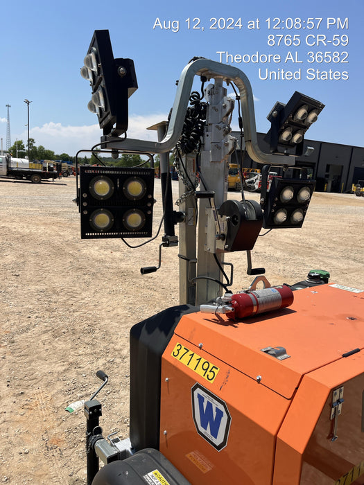 2023 Wanco WLTT-4MM4K Diesel, Deep Sea Controller, Shore Power Plug, Auto Start, (4) 350W LED Floodlights, 4kW Generator, 60 Gal Fuel Tank, 2" Ball, T3