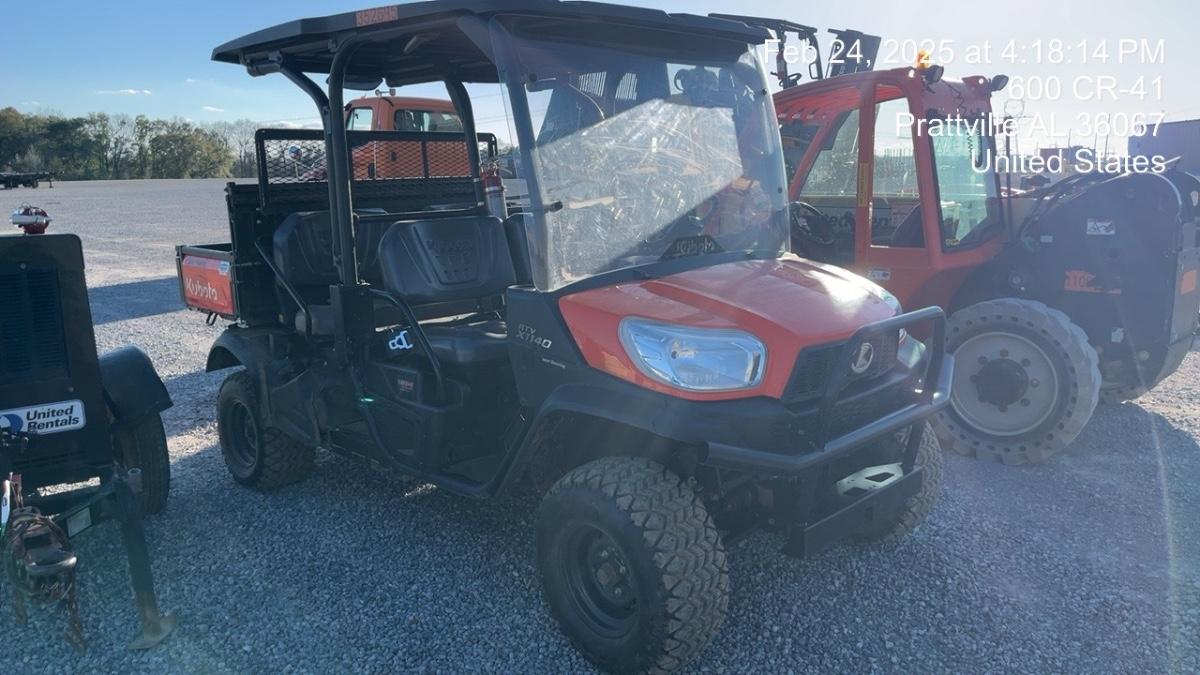 2023 Kubota RTV-X1140W-H 4WD, LED Strobe, Windshield Acrylic Clear, Plastic Canopy, Wire Harness Kit, Backup Alarm