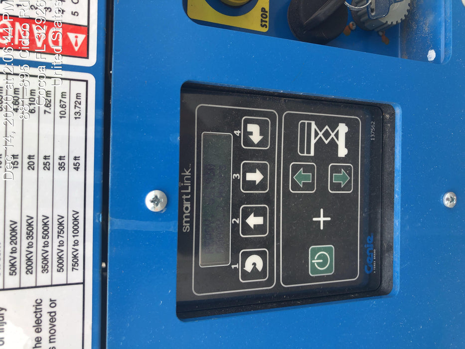 2020 Genie GS-1930 Solid Non Marking Tires, Beacon, Folding rails with half height swing gate