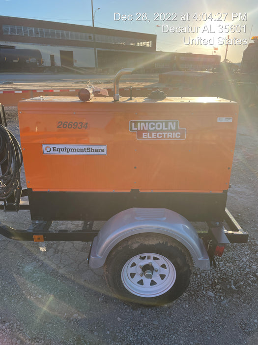 2022 Lincoln Electric LE400 Kubota V1505, Trlr, Cable Rack, Light Kit, ES Decals, T3