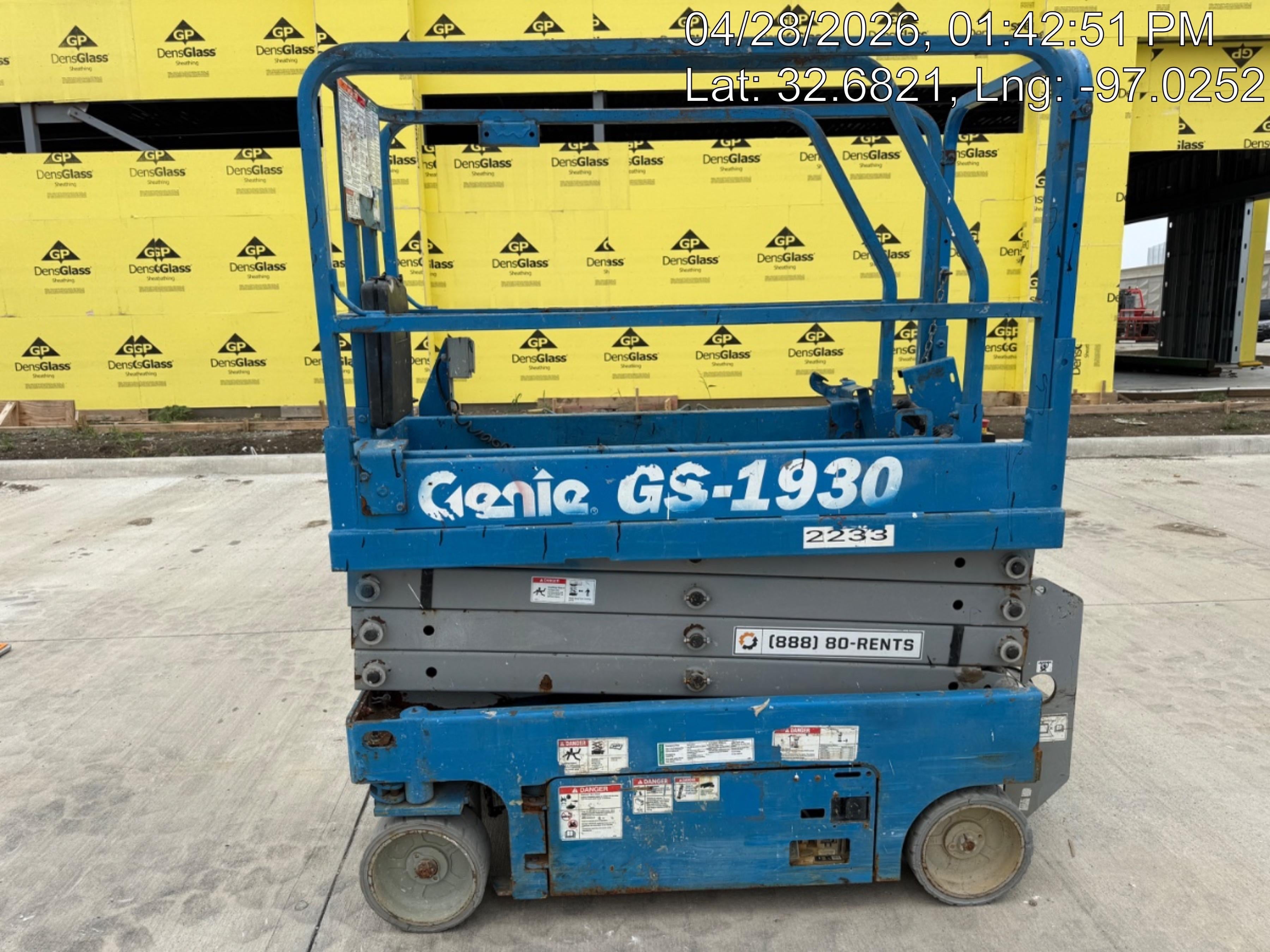 2016 Genie GS-1930 Genie GS1930 Scissor Lift