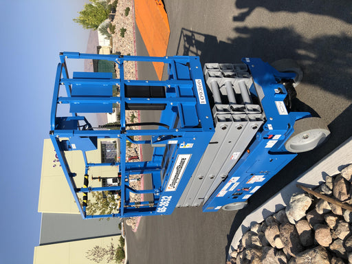 2020 Genie GS-2632 Solid NM Tires, Folding Rails with Half-Height Swing Gate, Beacon, 800W Invertor