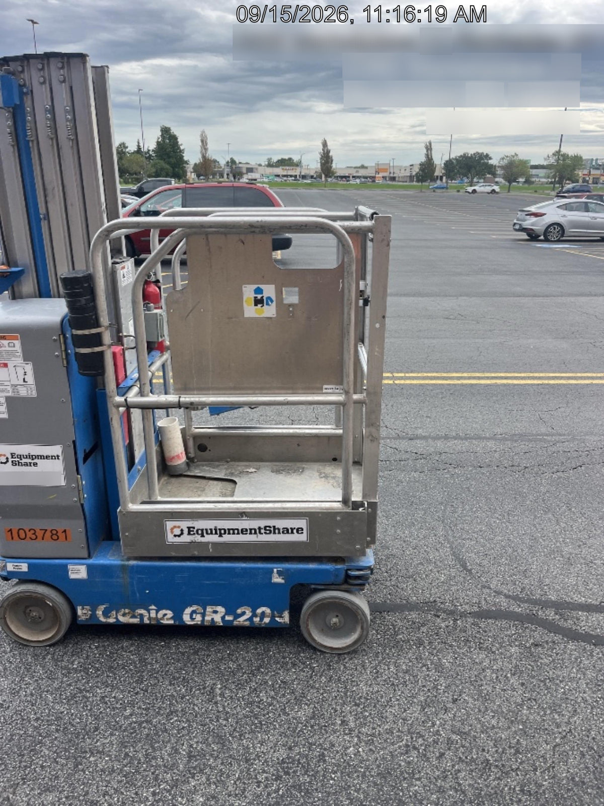 2020 GENIE GR-20