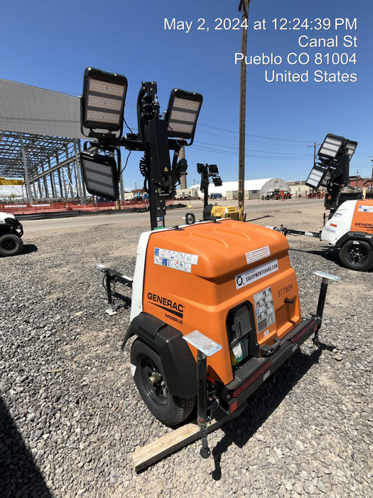 2023 Generac MLT2 Diesel, Flex Switch 120V Input, Powerzone Controller, 
(4) 320W LED Lights, 4kW Generator, 39.9 Gal Fuel Tank, 2" Ball, T3