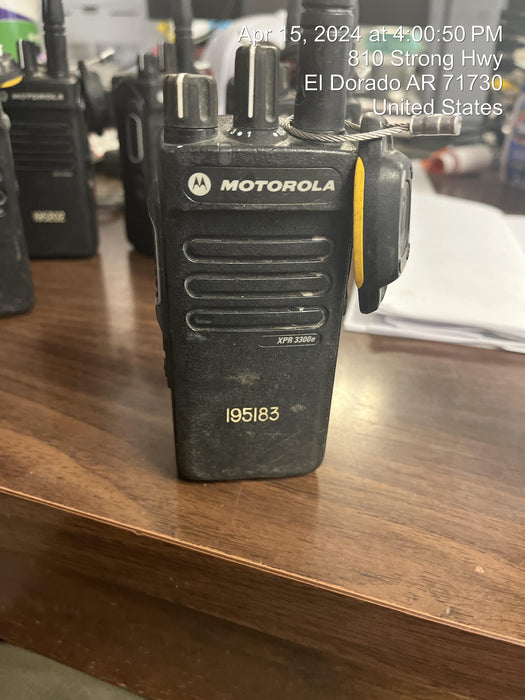 2021 MOTOROLA XPR3300E