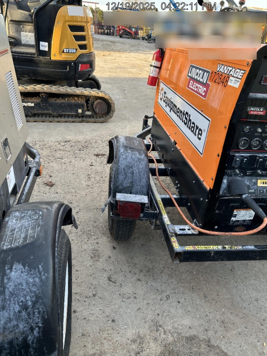 2021 Lincoln Electric Vantage 322 Vantage 322 Ready Pak 3 w/ Decals, ORANGE (includes trailer, cable rack, fender light kit) NO Telematics